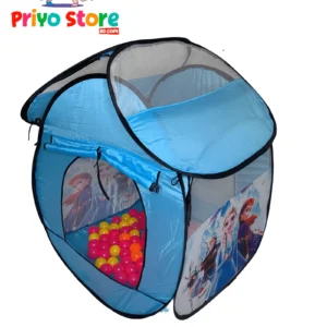 Baby Tent Play House - কুড়েঘর TENT House+৫০ টি বল(নীল)