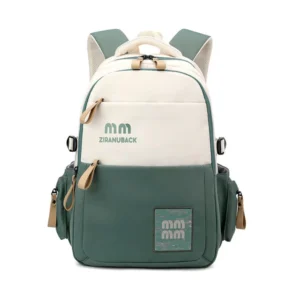 Japanese Style College Bag - Green