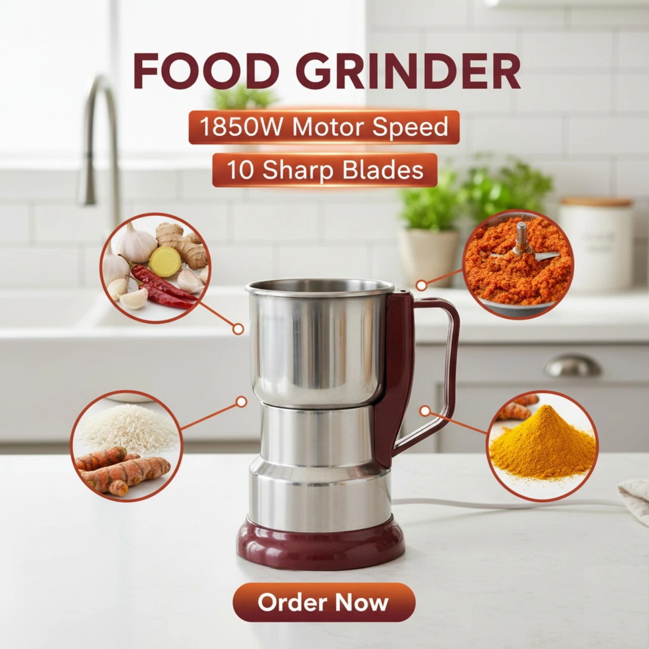 Electric Grinder 1850W