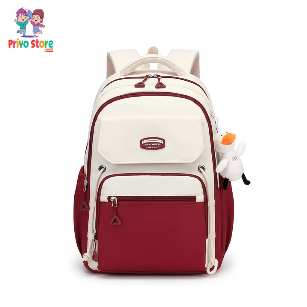đ Stain-Resistant Waterproof School Bag - Image 2