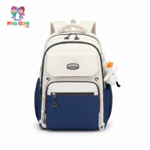 🎒 Stain-Resistant Waterproof School Bag - Sky Blue