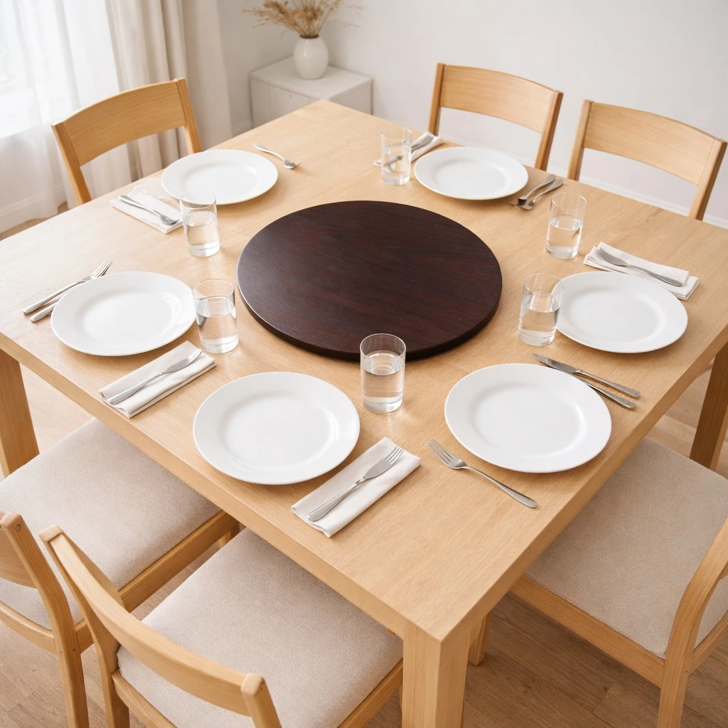 Luxury 360° Rotating Dining Table Serving Tray - Image 5
